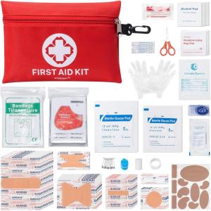 image:imagePTEROMY 150 Piece Mini First Aid Kit Portable Small Emergency Kits Compact 1st Aid Kit for Car Travel Home Camping Outdoor Hiking150PCS