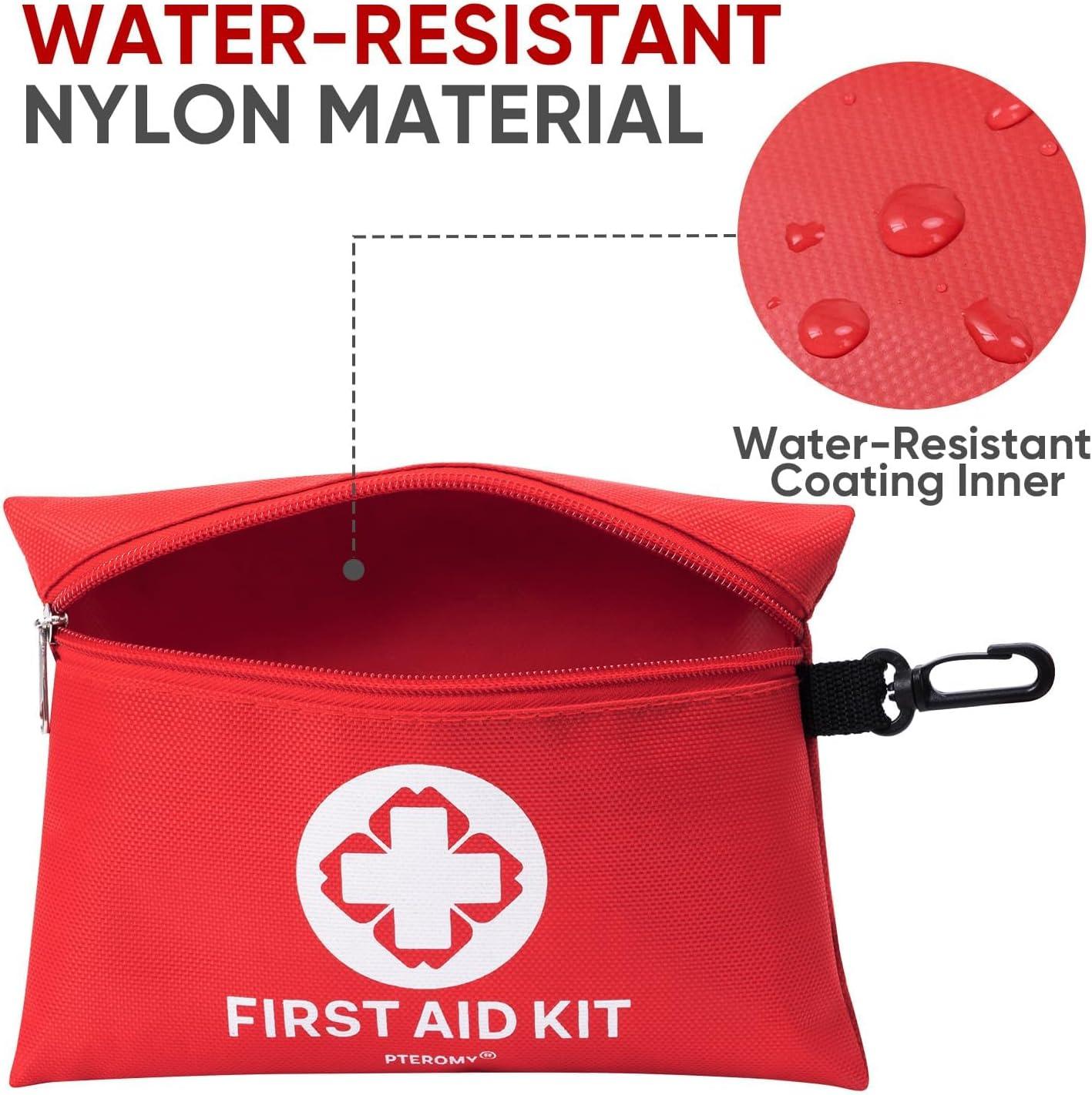 image:imagePTEROMY 150 Piece Mini First Aid Kit Sleeping Bags for Adults